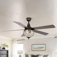 Carregar imagem no visualizador da galeria, 52&quot; Varanasi Traditional Downrod Mount Ceiling Fan with Lighting and Remote Control
