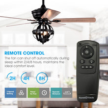 Load image into Gallery viewer, 52&quot; Wilburton Industrial Downrod Mount Reversible Ceiling Fan with Lighting and Remote Control
