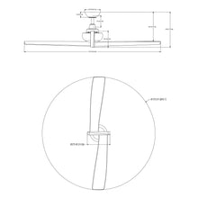 Cargar imagen en el visor de la galería, 54&quot; Shellcove Industrial DC Motor Downrod Mount Reversible Ceiling Fan with Remote Control
