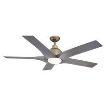 Cargar imagen en el visor de la galería, 56&quot; Genoa Farmhouse DC Motor Downrod Mount Reversible Ceiling Fan with Lighting and Remote Control
