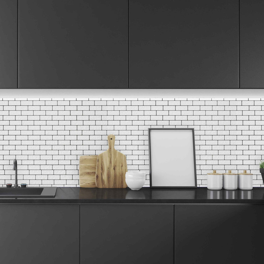 Small Subway Tile Backsplash