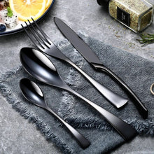 Load image into Gallery viewer, All Black Flatware Set
