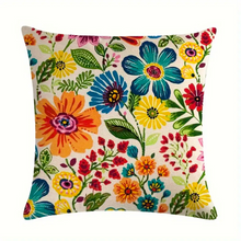 Load image into Gallery viewer, Mexican Flowers Cushion Covers
