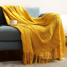 Cargar imagen en el visor de la galería, Sunset Siesta Sofa Blanket
