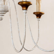 Carregar imagem no visualizador da galeria, 6-Light French Country Candle-Style Chandelier in Distressed
