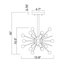 Load image into Gallery viewer, 6-Light Industrial Pendant Lighting
