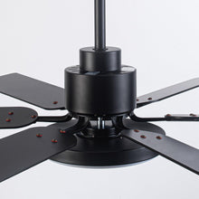 Carregar imagem no visualizador da galeria, 60&quot; Industrial DC Motor Downrod Mount Reversible Ceiling Fan with Lighting and Remote Control
