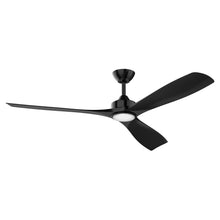 Load image into Gallery viewer, 60&quot; Newbury Industrial DC Motor Downrod Mount Reversible Ceiling Fan with Lighting and Remote Control
