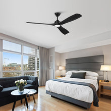 Carregar imagem no visualizador da galeria, 60&quot; Newbury Industrial DC Motor Downrod Mount Reversible Ceiling Fan with Lighting and Remote Control
