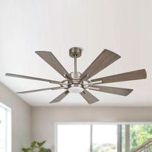 Carregar imagem no visualizador da galeria, 60&quot; Oretha Windmill DC Ceiling Fan with LED Lighting
