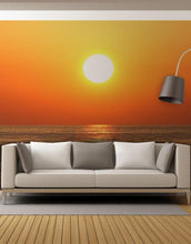 Carregar imagem no visualizador da galeria, Sunset Over Ocean Wall Mural Decal Sticker #6008

