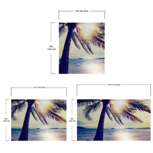 Cargar imagen en el visor de la galería, Beach Palm Tree Coastline Sunset Wall Mural #6040
