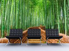 Carregar imagem no visualizador da galeria, Japanese Bamboo Forest Arashiyama Woods Wall Mural #6043
