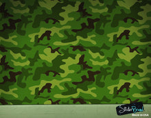 Cargar imagen en el visor de la galería, Woodland Green Military Combat Camo Camouflage Wall Mural #6064
