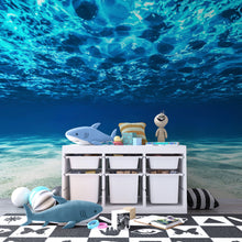 Carregar imagem no visualizador da galeria, Underwater Wallpaper. View of Tropical Beach Wall Mural #6124
