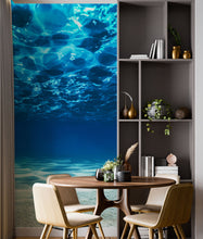 Cargar imagen en el visor de la galería, Underwater Wallpaper. View of Tropical Beach Wall Mural #6124
