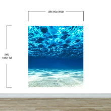 Carregar imagem no visualizador da galeria, Underwater Wallpaper. View of Tropical Beach Wall Mural #6124
