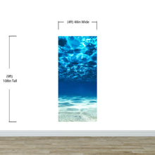 Carregar imagem no visualizador da galeria, Underwater Wallpaper. View of Tropical Beach Wall Mural #6124
