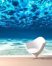 Carregar imagem no visualizador da galeria, Underwater Wallpaper. View of Tropical Beach Wall Mural #6124
