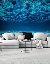 Carregar imagem no visualizador da galeria, Underwater Wallpaper. View of Tropical Beach Wall Mural #6124
