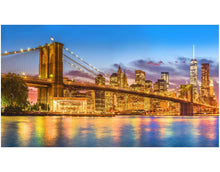 Cargar imagen en el visor de la galería, New York City Brooklyn Bridge Wall Mural Decal Sticker. #6149
