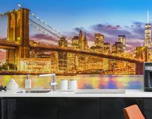 Cargar imagen en el visor de la galería, New York City Brooklyn Bridge Wall Mural Decal Sticker. #6149
