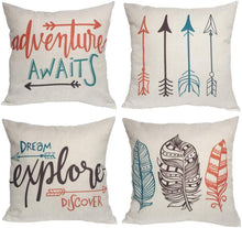 Cargar imagen en el visor de la galería, Feather Arrows Cushion Covers
