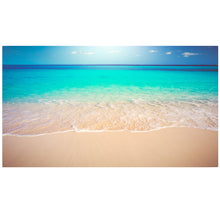Carregar imagem no visualizador da galeria, Tropical White Sand Paradise Beach Ocean Wave Scenery Wall Mural. #6201
