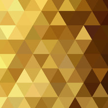 Load image into Gallery viewer, Gold Poly Triangle Geometric Elegant Peel and Stick Wallpaper | Removable Wall Mural #6209
