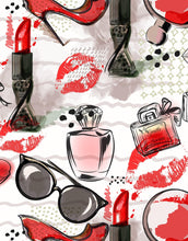 Cargar imagen en el visor de la galería, Fashion Cosmetic Make-up Peel and Stick Wallpaper | Removable Wall Mural #6214
