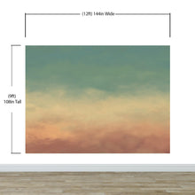 Cargar imagen en el visor de la galería, Cloud Wallpaper Wall Art Decor. Pastel Cloudscape Wallpaper. #6235
