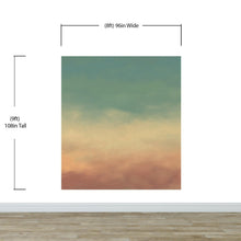 Load image into Gallery viewer, Cloud Wallpaper Wall Art Decor. Pastel Cloudscape Wallpaper. #6235
