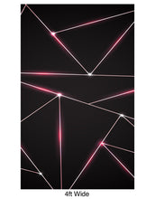 Carregar imagem no visualizador da galeria, Luxury Polygonal Triangle Pattern Lines Shape. Peel and Stick Wall Mural. #6251
