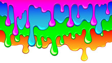 Cargar imagen en el visor de la galería, Bright Color Dripping Ink Splatter Wall Mural. #6285
