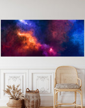 Load image into Gallery viewer, Space Galaxy Nebula Wall Mural Peel and Sticker Wallpaper. #6295
