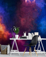 Cargar imagen en el visor de la galería, Space Galaxy Nebula Wall Mural Peel and Sticker Wallpaper. #6295
