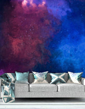 Load image into Gallery viewer, Space Galaxy Nebula Wall Mural Peel and Sticker Wallpaper. #6295
