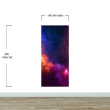 Load image into Gallery viewer, Space Galaxy Nebula Wall Mural Peel and Sticker Wallpaper. #6295
