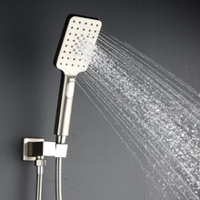 Carregar imagem no visualizador da galeria, Shower Faucet Set Anti-scald Shower Fixtures with Rough-in Pressure Balanced Valve and Embedded Box, Wall Mounted Rain Shower System
