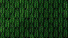 Cargar imagen en el visor de la galería, Leaves and Vines Farmland Theme Wall Mural. Green Crops Illustration Background. #6305
