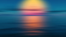 Carregar imagem no visualizador da galeria, Sunset over the Ocean Horizon Wall Mural. Peel and Stick Wallpaper. #6308
