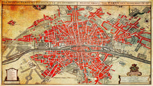 Carregar imagem no visualizador da galeria, Vintage Map of Paris Wall Mural. Plattegrond van Parijs (ca. 1721–1774) by Guillaume Delisle. #6312
