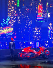 Carregar imagem no visualizador da galeria, CyberPunk Futuristic City of Japan Wall Mural. #6322
