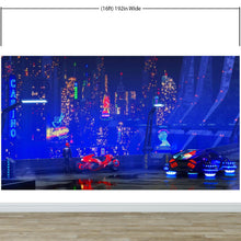 Load image into Gallery viewer, CyberPunk Futuristic City of Japan Wall Mural. #6322
