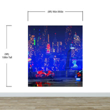 Load image into Gallery viewer, CyberPunk Futuristic City of Japan Wall Mural. #6322
