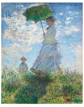 Cargar imagen en el visor de la galería, Monet Painting Wall Mural. Woman with a Parasol, Madame Monet and Her Son (1875) Painting. #6332
