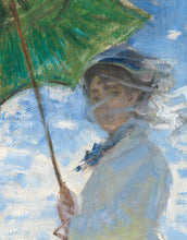 Load image into Gallery viewer, Monet Painting Wall Mural. Woman with a Parasol, Madame Monet and Her Son (1875) Painting. #6332
