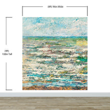 Cargar imagen en el visor de la galería, The Sea Painting from 1887 by Jan Toorop. Wall Mural / Peel and Stick Wallpaper. #6334
