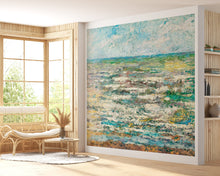 Load image into Gallery viewer, The Sea Painting from 1887 by Jan Toorop. Wall Mural / Peel and Stick Wallpaper. #6334
