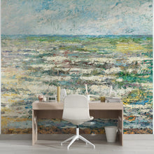 Load image into Gallery viewer, The Sea Painting from 1887 by Jan Toorop. Wall Mural / Peel and Stick Wallpaper. #6334
